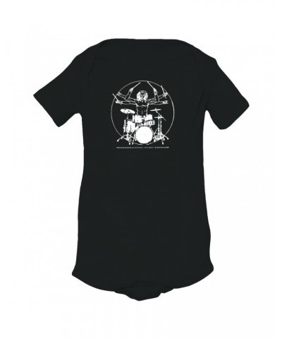 Music Life Baby Onesie | Vitruvian Drummer Onesie $2.77 Kids