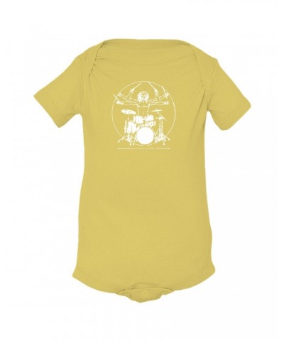 Music Life Baby Onesie | Vitruvian Drummer Onesie $2.77 Kids