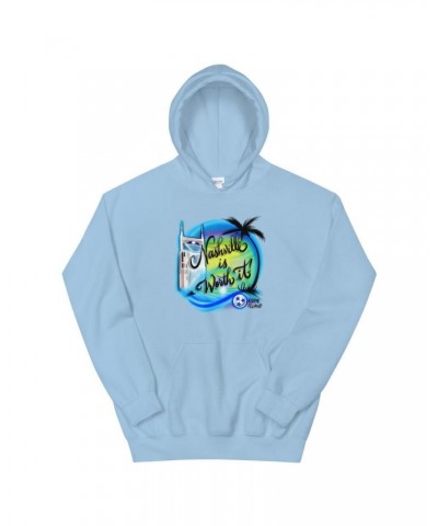 Eddie Island Hoodie - Nashville Is Worth It! (Unisex) $39.78 Sweatshirts