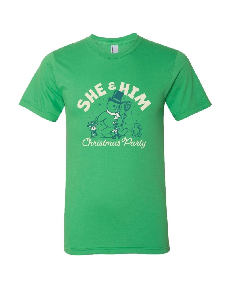 She & Him Unisex Snowman Tee $4.49 Shirts