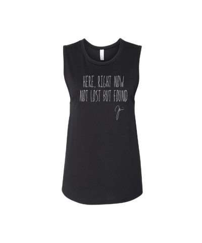 Joshua Radin Here Right Now Ladies Tank (Black) $9.17 Shirts